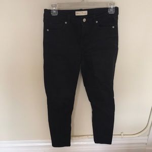 Gap true skinny black pants